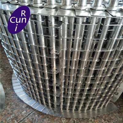 Stainless steel flat flex wire mesh conveyor belt used for eggs